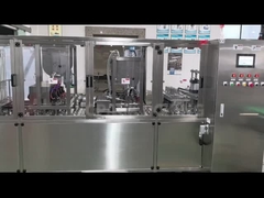 Mesin pengisian dan penyegel gelas linier