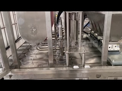 hummus tray cara mengisi dan penyegelan capping secara otomatis