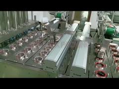 Otomatis Oat Cup ukuran granule cup mengisi Seal Mesin dengan makan sendok