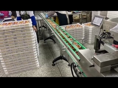 Stainless Steel Automatic Food Tray Filling Sealing Machine Untuk makanan cepat saji aluminium foil tray