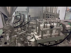 mesin pengisi cangkir yogurt putar Mesin penutup segel untuk cangkir selai cokelat krim