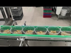 Mesin pengisian mangkuk hidangan penutup berputar dengan kecepatan tinggi