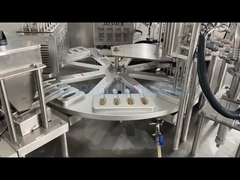 Otomatis Rotary Cup Pengisian Mesin penyegelan sendok Madu Cup Pengisian Plastik Packing