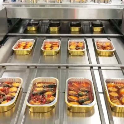 Beli Mesin Penyegelan Tray Vakuum Seafood 380v Mesin Penyegelan Tray Baja Rustless online manufacture