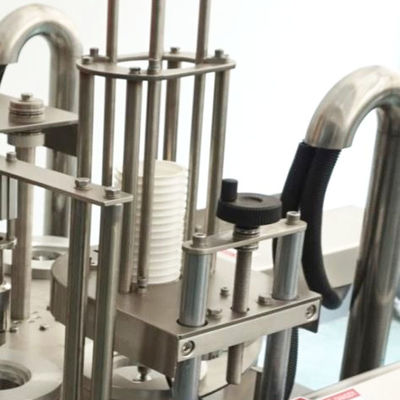 Beli 0.3-0.5mm Ketebalan Mesin Segel Piala Otomatis Untuk 90-100mm Cup Packaging online manufacture
