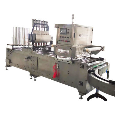 Beli PLC dikendalikan MAP Tray Sealer Mesin Untuk Pengemasan Hot Instant Snack Container online manufacture