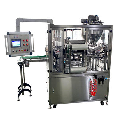 Beli 12-22tray/Min MAP Tray Sealing Machine Untuk Pengemasan Yogurt Pudding online manufacture