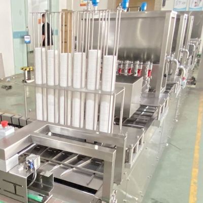 Beli 380V Otomatis Makanan Tray Sealing Mesin 10-20 Tray/Min Kapasitas online manufacture
