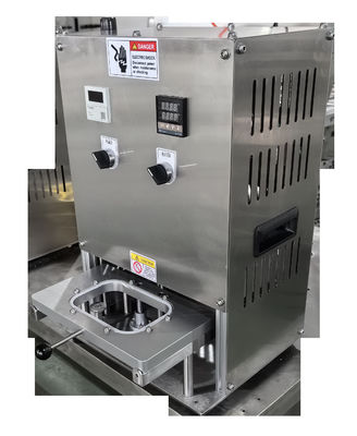 Beli Semi Otomatis Aluminium Foil Lunch Container Sealer Untuk Makanan Pra-masak Komersial Snacks Dessert online manufacture