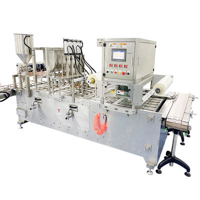 Mesin Pengemasan Tray Makanan Kapasitas Tinggi 2.5KW Fastmeal Container Sealer