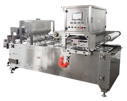 Hot Sauce Barbecue Sauce MAP Tray Sealing Machine Untuk kemasan makanan
