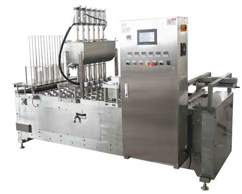 2.2KW Mesin Penutup Piala Plastik Otomatis Mesin Pengisian Cairan Presisi Tinggi