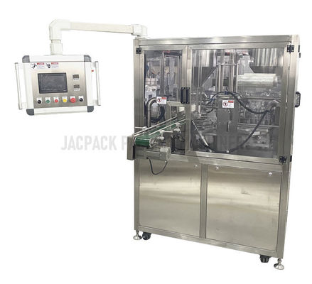 2000cups/H Plastic Cup Filling Sealing Machine Untuk Bahan Kemasan