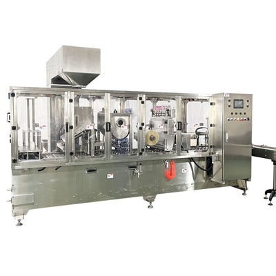 80 Cups/Min Cup Filler Packaging Machine Dengan jus buah ukuran cangkir mengisi mesin penyegelan