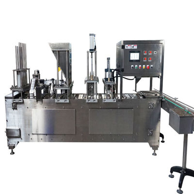 50-250ml Cup Filler Packaging Machine Untuk Pengemasan Makanan