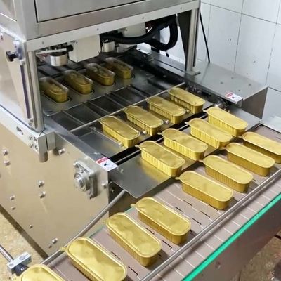 Mesin Penutup Piring Makanan yang Dapat Disesuaikan Dengan OEM / ODM Diterima