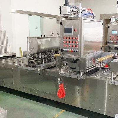 Mesin Pengemasan Piring Makanan 3,5kw Untuk Kontainer Makanan Cepat Salad