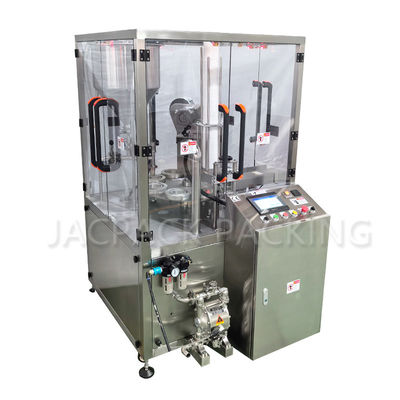 Mesin Penutup Penuh Cangkir Rotary Presisi Tinggi 20-100ml Kapasitas 220V Power Supply